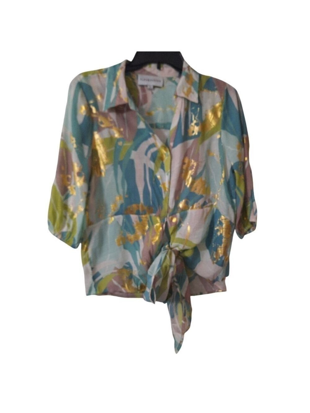 Alex and Parker Multicolored Blouse Small